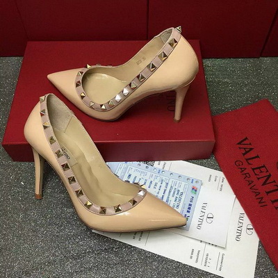 Valentino Shallow mouth stiletto heel Shoes Women--017